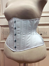 Load image into Gallery viewer, Artemis White pe underbust corset Size XXL
