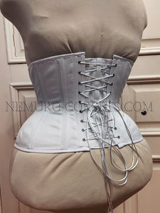 Artemis White pe underbust corset Size XXL