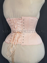 Load image into Gallery viewer, Artemis Peach pe underbust corset Size XL