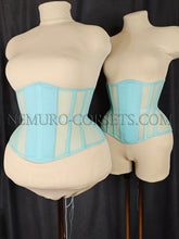 Load image into Gallery viewer, Artemis Menthol mesh underbust corset