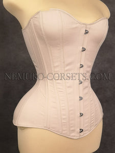 Classic Overbust corset with busk or zipper