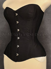 Load image into Gallery viewer, Classic Overbust corset with busk or zipper