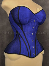 Load image into Gallery viewer, Cupped Overbust corset with busk or zipper
