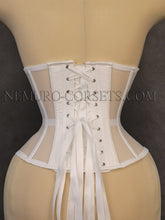 Load image into Gallery viewer, Mesh Underbust invisible corset with solid front
