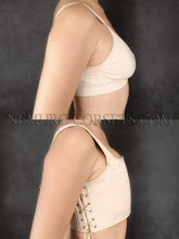 Load image into Gallery viewer, Bust binder - corset breast flattener
