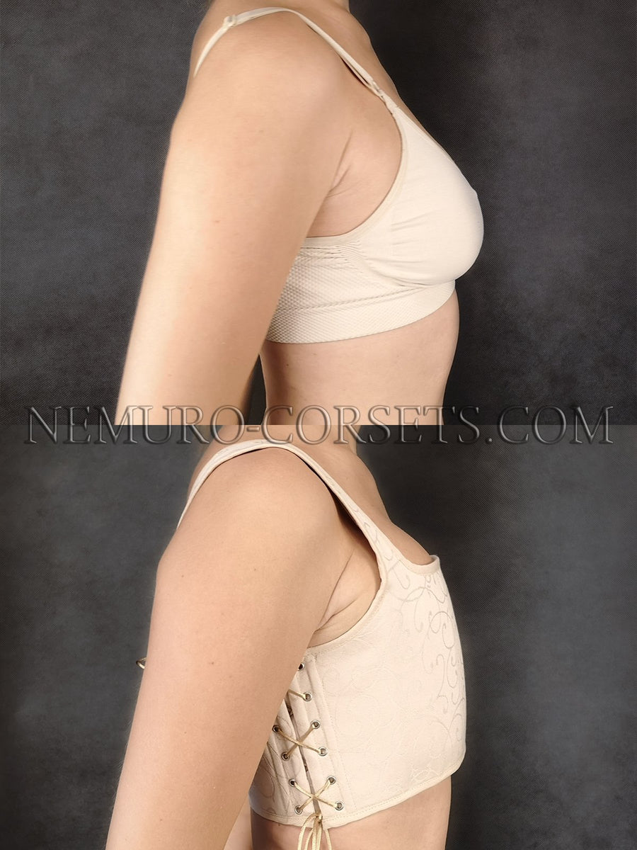 Transgender Breast Binder corset Strengthen Flat Chest Short