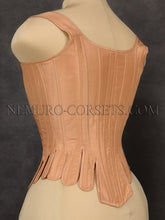 Load image into Gallery viewer, 18th century stays with front lacing 1780s