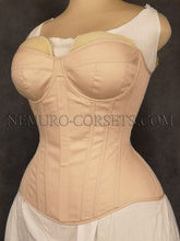 Load image into Gallery viewer, Cupped Overbust corset with solid front