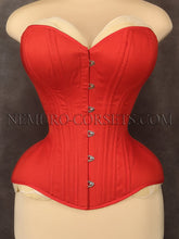 Load image into Gallery viewer, Classic Overbust corset with busk or zipper