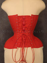Load image into Gallery viewer, Classic Overbust corset with busk or zipper