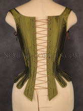Load image into Gallery viewer, 18th century half boned stays 1780s