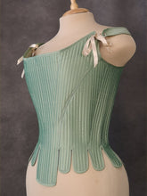 Load image into Gallery viewer, 17th century half boned stays 1680s