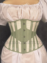 Load image into Gallery viewer, Ventilated Edwardian underbust corset 1900s