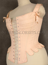 Load image into Gallery viewer, 18th century stays with front lacing 1780s
