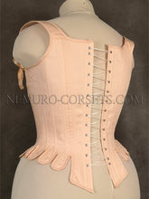 Load image into Gallery viewer, 18th century stays with front lacing 1780s