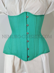 Diane Green cotton underbust corset Size XS L