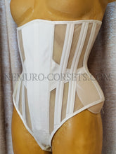 Load image into Gallery viewer, Underbust Mesh Bodysuit corset
