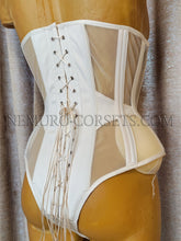 Load image into Gallery viewer, Underbust Mesh Bodysuit corset