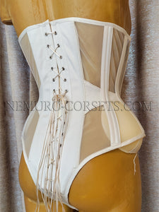 Underbust Mesh Bodysuit corset
