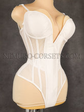 Load image into Gallery viewer, Cupped Mesh Bodysuit corset