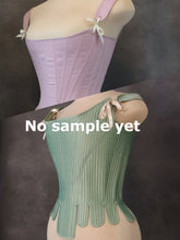Load image into Gallery viewer, 17th century half boned stays 1680s