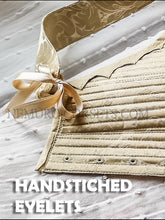 Load image into Gallery viewer, 18th century stays with stomacher 1730s