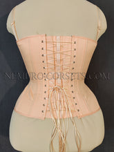 Load image into Gallery viewer, Cupped Overbust corset with busk or zipper
