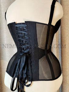 Cupped Mesh Overbust corset