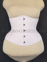 Load image into Gallery viewer, Artemis White pe underbust corset Size XXL
