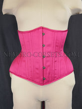 Load image into Gallery viewer, Artemis Hot Pink pe underbust corset Size L
