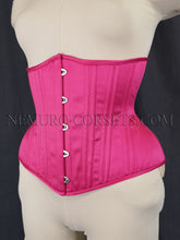 Load image into Gallery viewer, Artemis Hot Pink pe underbust corset Size L
