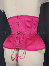 Load image into Gallery viewer, Artemis Hot Pink pe underbust corset Size L
