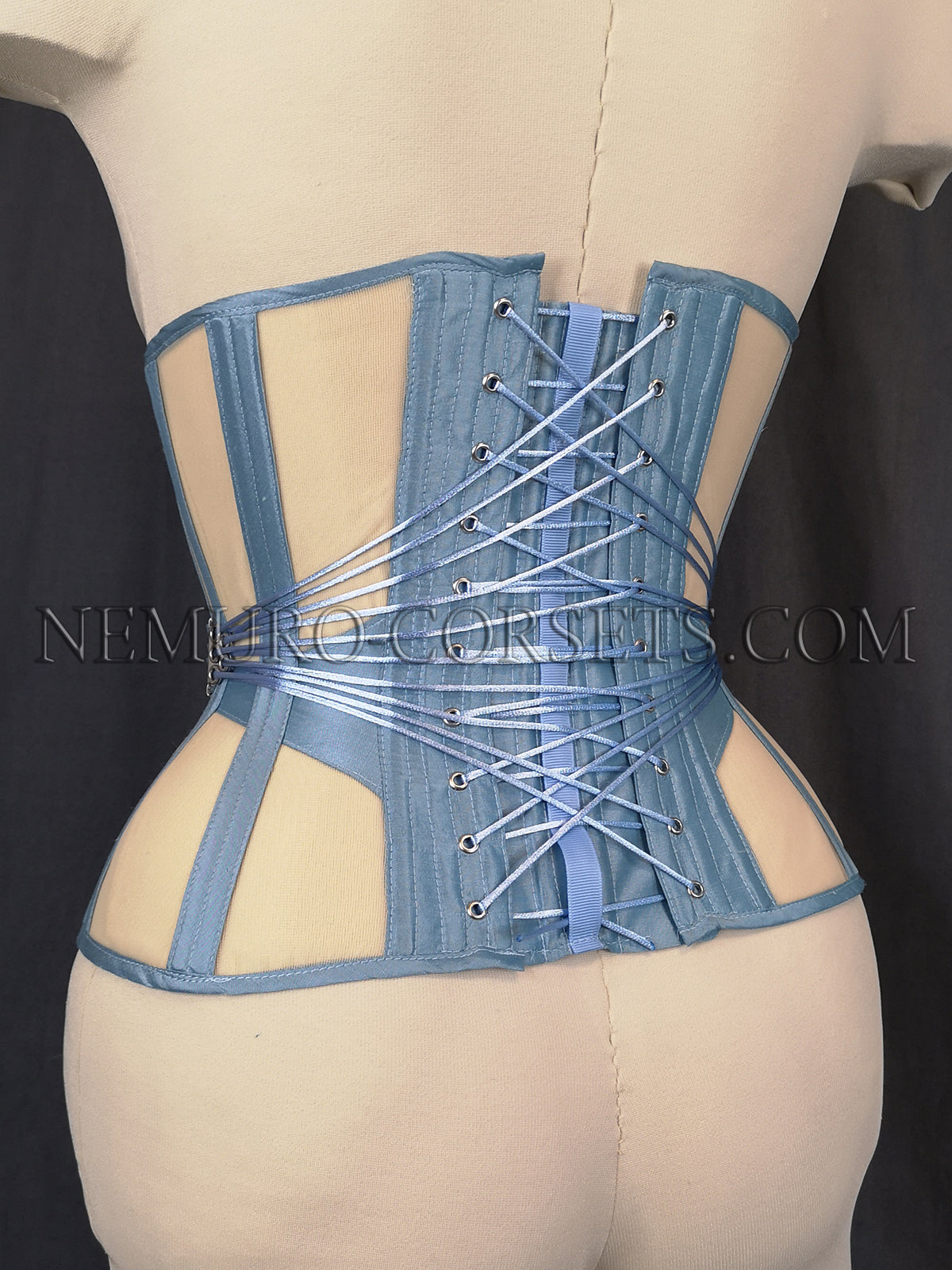 Fan lacing for underbust corsets Nemuro-Corsets.com – Nemuro