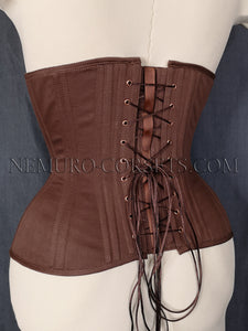 Classic Underbust corset with busk or zipper