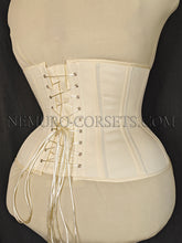 Load image into Gallery viewer, Artemis Ivory cotton underbust corset Size XXL
