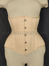 Load image into Gallery viewer, Artemis Beige PE underbust corset Size S
