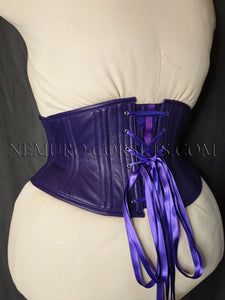 Athene Violet leather corset cincher Size XXL