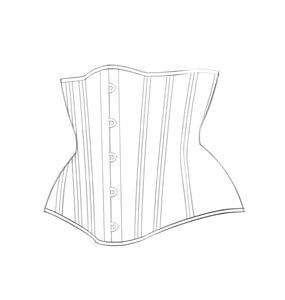 Artemis Underbust corset PDF pattern