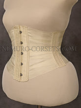 Load image into Gallery viewer, Ribbon Edwardian underbust corset
