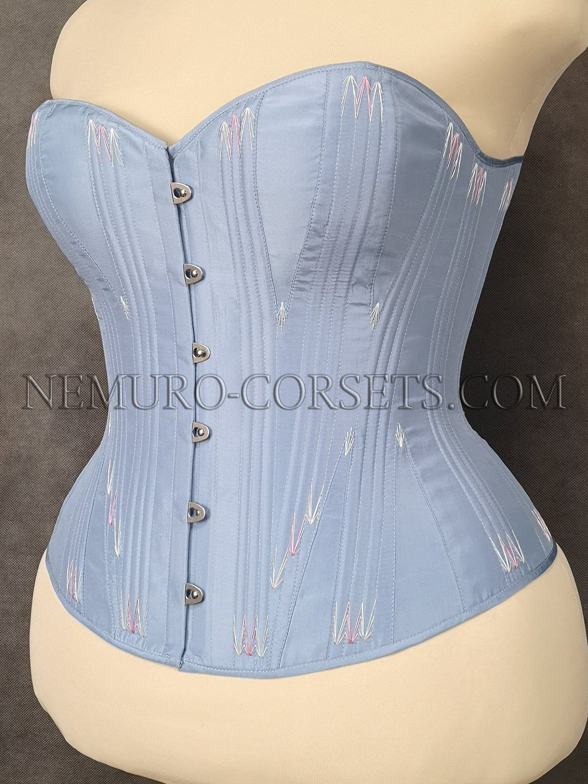 PCW Pure One Corset Works // Half Cup Corset Victorian: Navy [VN