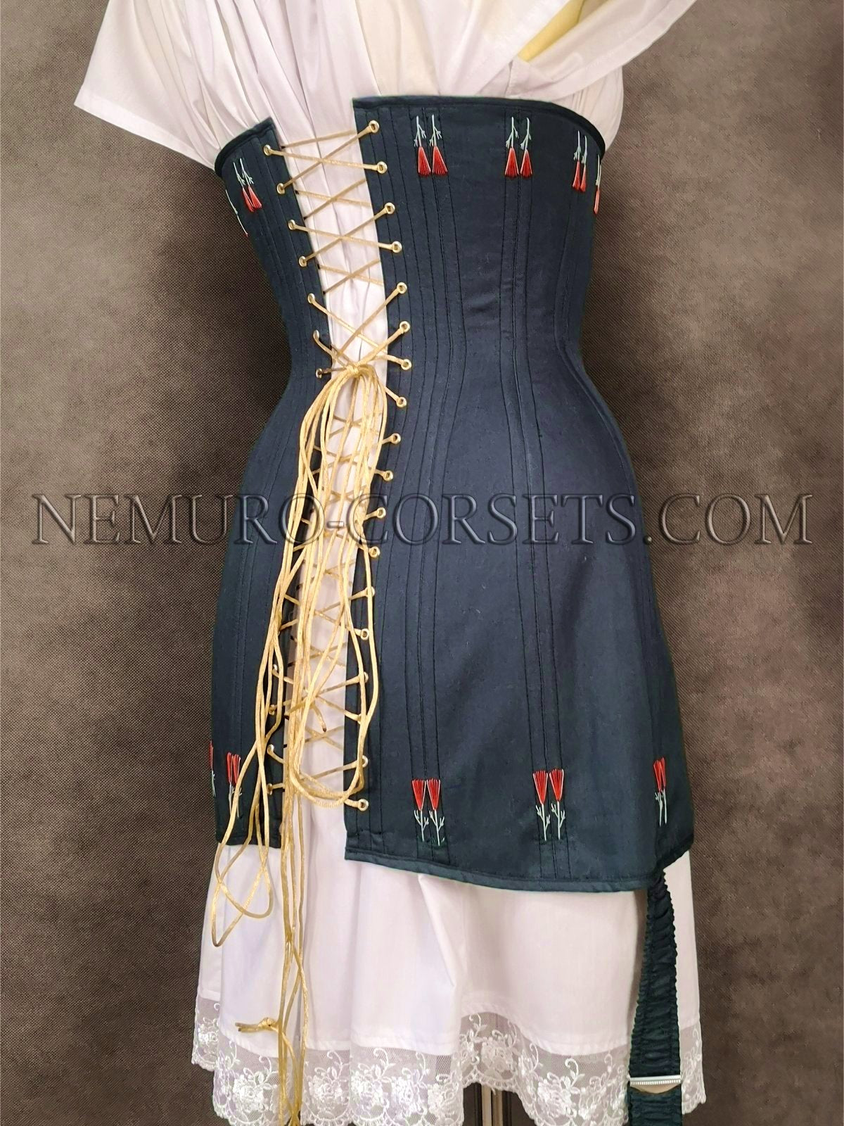 Late Edwardian corset 1910s - Custom order  – Nemuro  Corsets