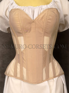 Classic overbust Mesh corset