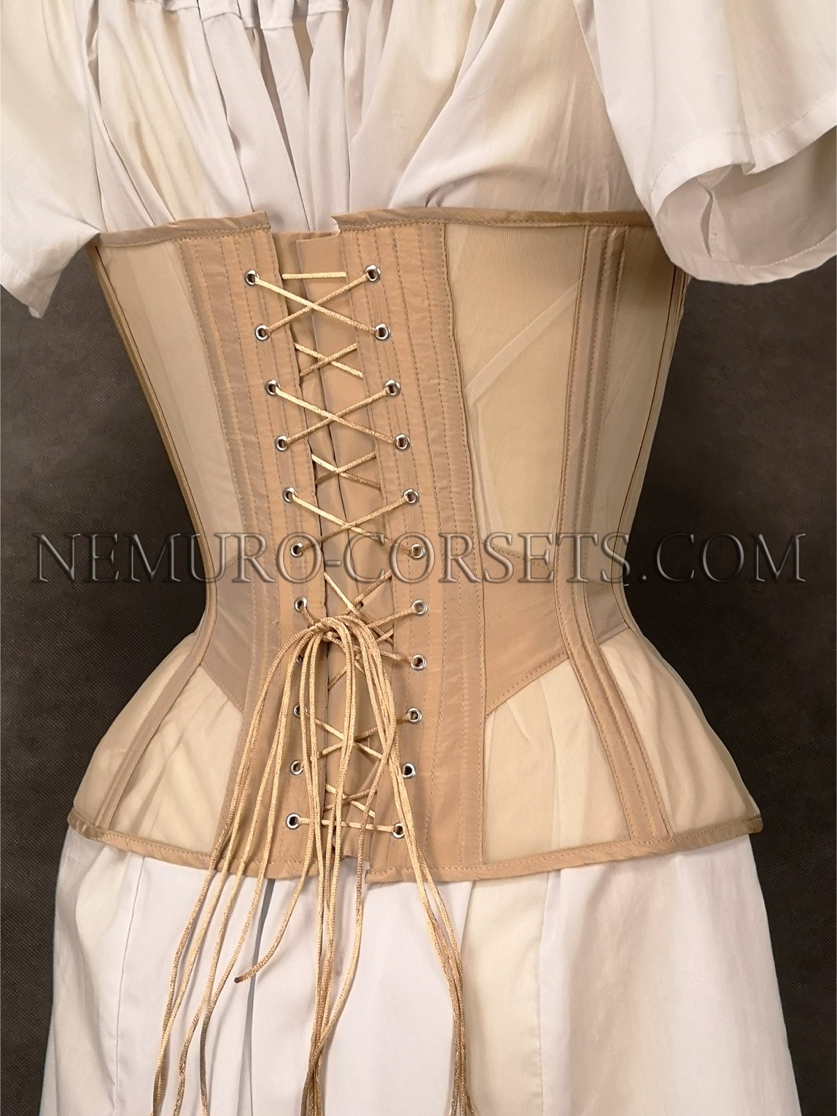 Classic overbust Mesh corset - Custom order