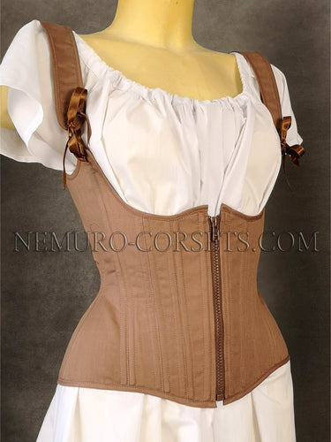 Artemis Light Blue mesh underbust corset Size S L
