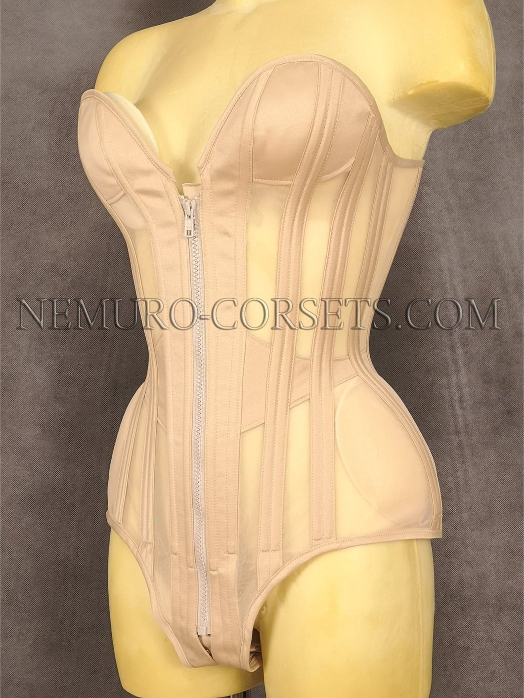 Classic bust Mesh Bodysuit corset