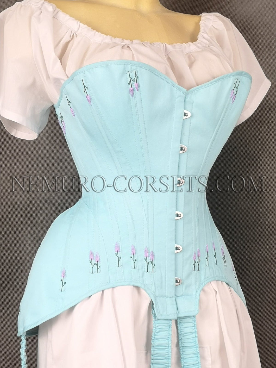 Edwardian S-bend corset 1900s - Custom order  – Nemuro  Corsets