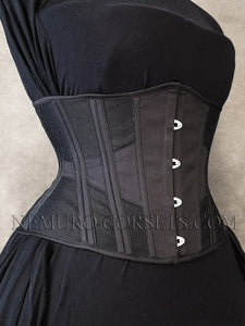 Ventilated Edwardian underbust corset 1900s