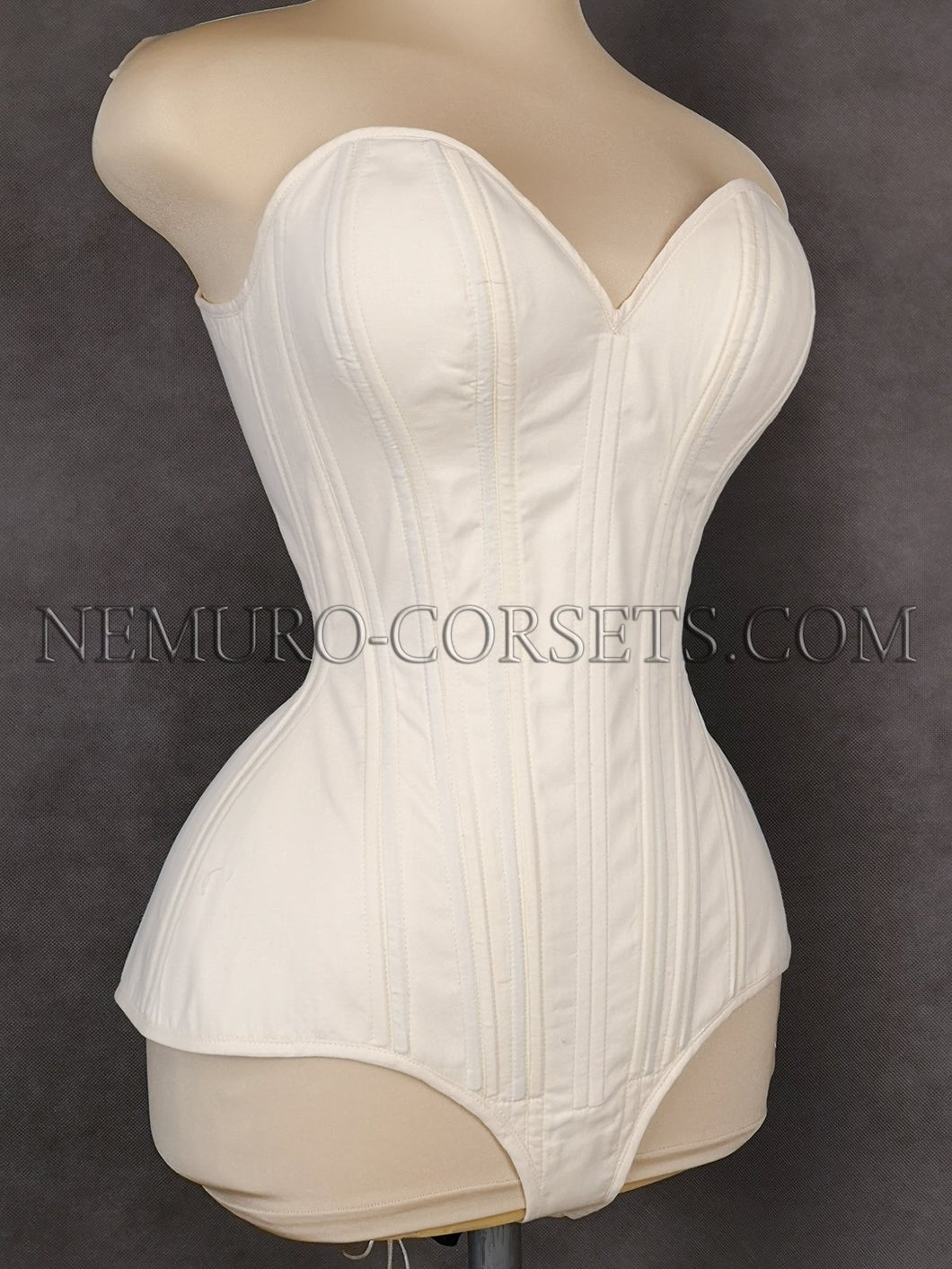 Cupped Mesh Overbust corset - Custom order