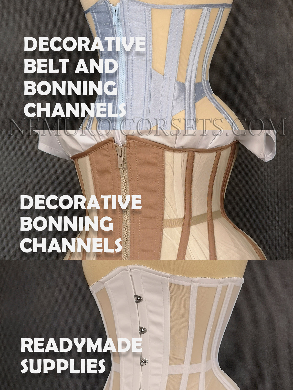 Underbust Mesh Bodysuit corset - Custom order  – Nemuro  Corsets