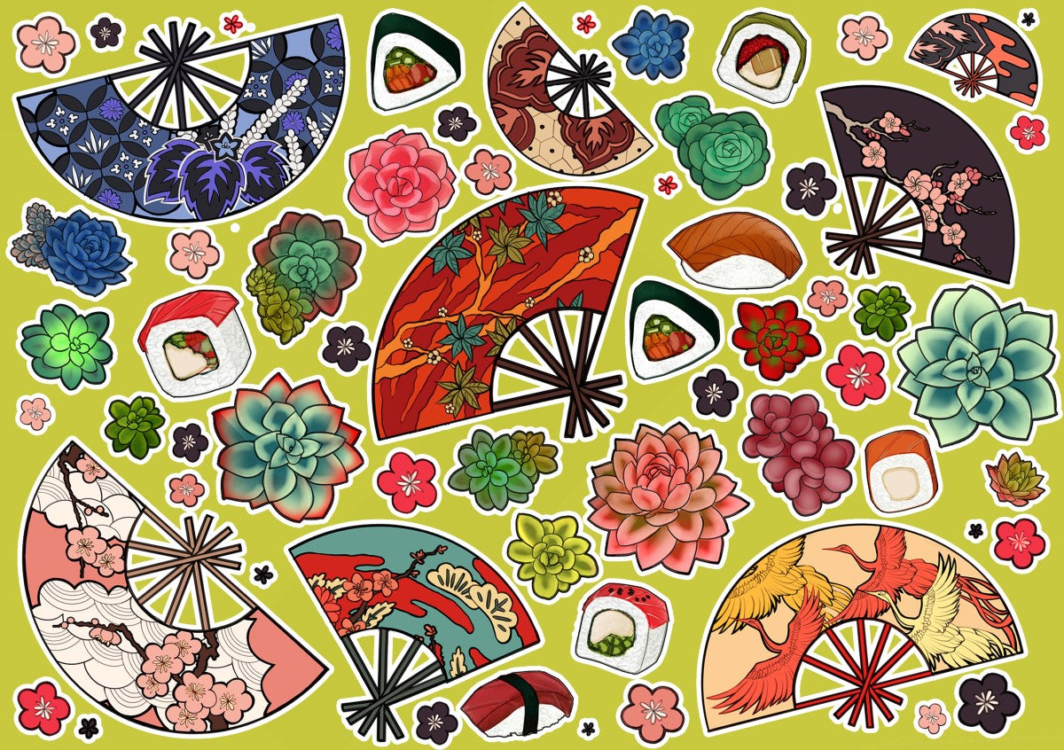 Custom Sticker Set Custom sticker set design – Nemuro Corsets